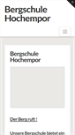 Mobile Screenshot of bergschule-hochempor.de
